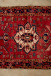 Semi Antique Persian Heriz Tribal Design Runner