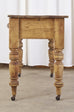 19th Century Country English Provincial Pine Console Table Server