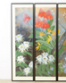 Set of Six Japanese Showa Period Framed Painted Panels by Carlota Ige