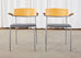 Set of Thirteen Swedish Modern EFG Offy Stacking Chairs