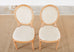 Set of Six Faux Rope Cerused Dining Chairs by Casa Stradivari
