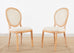 Set of Six Faux Rope Cerused Dining Chairs by Casa Stradivari