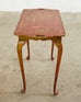 19th Century Queen Anne Style Tray Table Lacquered by Ira Yeager
