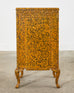 Queen Anne Style Cupboard Mustard Speckled by Ira Yeager