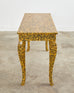 Queen Anne Style Console or Desk Speckled by Ira Yeager
