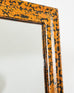 Folk Art Lacquer Speckled Mirror by Artist Ira Yeager