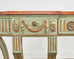 French Neoclassical Style Faux Marble Console by Ira Yeager