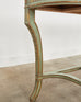 French Neoclassical Style Faux Marble Console by Ira Yeager