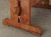 Arts & Crafts Style French Oak Farmhouse Trestle Dining Table