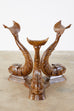 Neoclassical Style Painted Dolphins Dining or Center Table