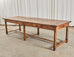 19th Century Country French Provincial Walnut Farmhouse Dining Table