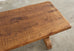 19th Century Country French Oak Farmhouse Trestle Dining Table