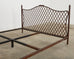 Rose Tarlow Style Neoclassical Iron Twig King Size Bed