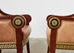 Pair of Empire Style Armchairs with Versacesque Decoration
