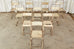 Set of Ten French Stackable Metal Bistro Cafe Chairs