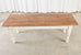Rustic Country Reclaimed Painted Pine Farmhouse Dining Table