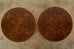 Pair of English Regency Style Burl Wood Library or Center Tables