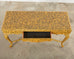 English Regency Style Spreckled Console by Artist Ira Yeager