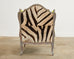 Fauteuil a la Reine avec Oreilles Painted Wingback Chair by Ira Yeager