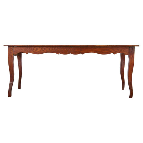 Country French Provincial Oak Farmhouse Dining Table or Console