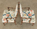 Bob Hope's Set of Four Faux Bamboo Chintz Dining Chairs