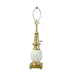 Stiffel Porcelain and Brass Ostrich Egg Table Lamp