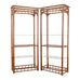 Pair of Mid-Century Faux Bamboo Etagere Shelves by Heritage