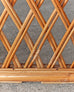 Mid Century Italian Organic Modern Bamboo Rattan Sofa Settee