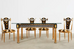 Neoclassical Style Gilded Metal Dining Table After Versace