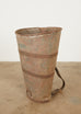 Country French Grape Picking Zinc Harvest Basket